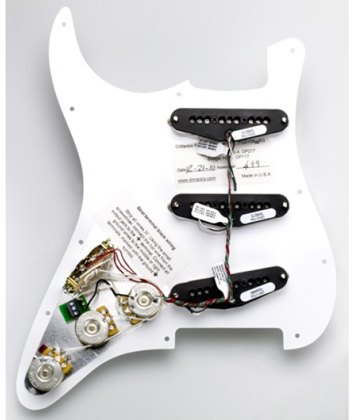 DiMarzio Area Pre-Wired Pickguard for ST FG2108A4