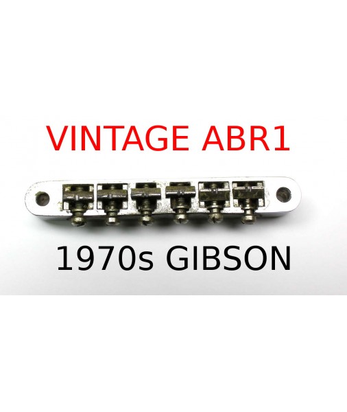 1970s Gibson Tune-o-matic ABR-1 Bridge -- Patent 2.740.313